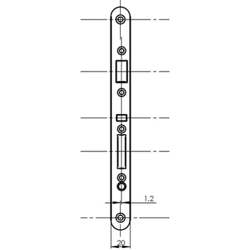 Assa Abloy AB-807141 Zárpajzs