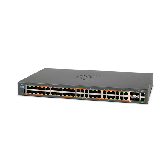 Cambium Networks cnMatrix EX2052P, Intelligent Ethernet PoE switch, tápkábel nélkül, 52 port