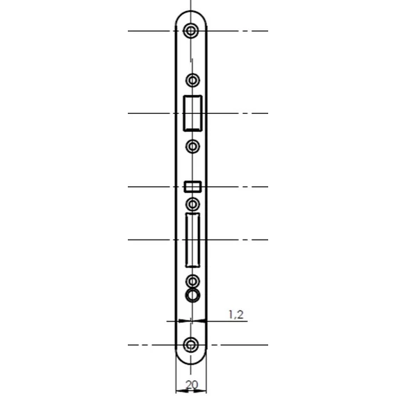 Assa Abloy AB-807141 Zárpajzs