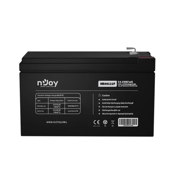 NJOY HR09122F Szünetmentes akkumulátor